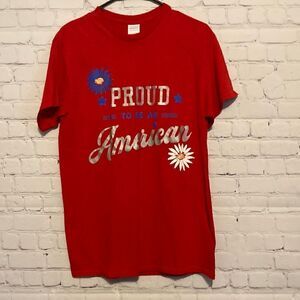 Proud to be an American size medium women’s T-shirt
